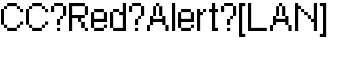 download CC Red Alert [LAN] font